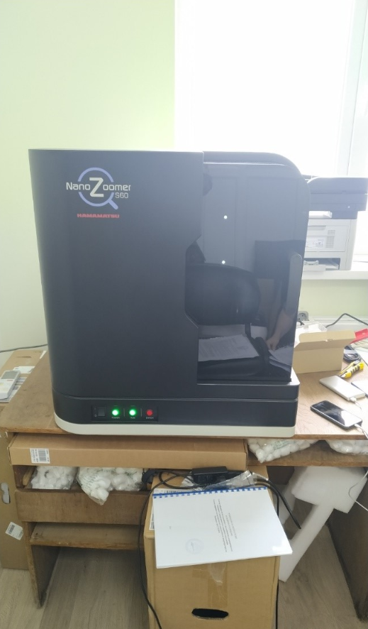 В онкодиспансер осуществлена поставка сканирующего микроскопа