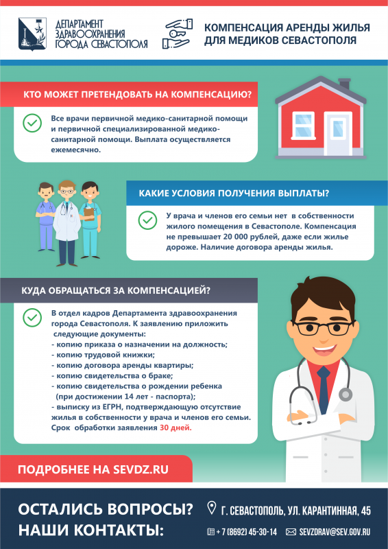 Компенсации медицинским работникам